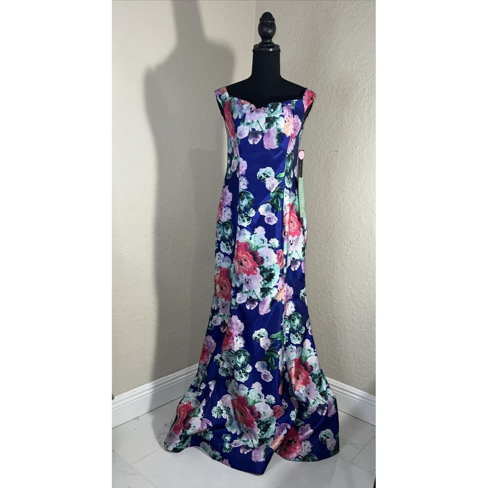 My Michelle Floral Prom Size 11 Off-the-Shoulder Maxi Dress